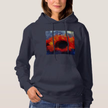 Orange Sunflower Hoodie Sweatshirt oder T - Shirt