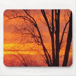 Orange Sunset Mousepad
