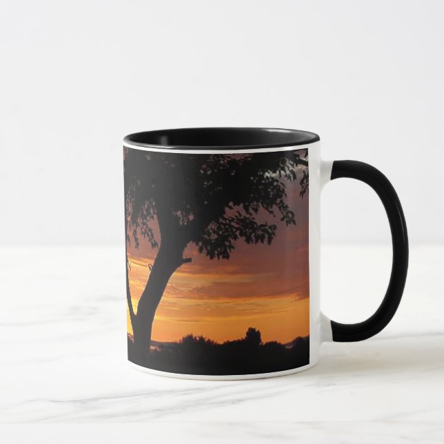 Orange Sunset Tasse (Rechts)