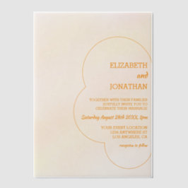 Orange Sunset Wedding