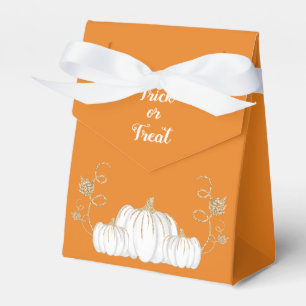 Orange Süßer Trick Oder Treat Kürbis Halloween Geschenkschachtel