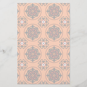 Orange-Suzani-Muster Briefpapier