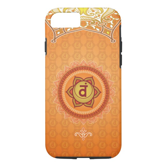 Orange Svadhisthana 2. (sakrales) Chakra Case-Mate iPhone Hülle (Rückseite)