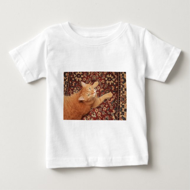 Orange Tabby Baby T-shirt (Vorderseite)