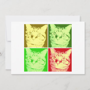 Orange Tabby Cat Pop Art Cat