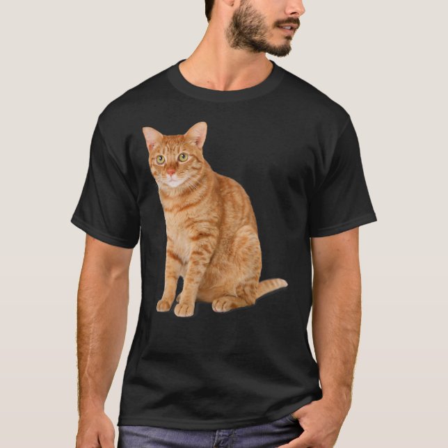 Orange Tabby Cat T - Shirt (Vorderseite)