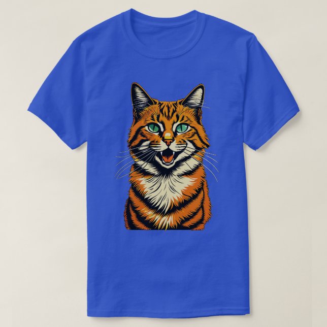 Orange Tabby Cat T-Shirt (Design vorne)