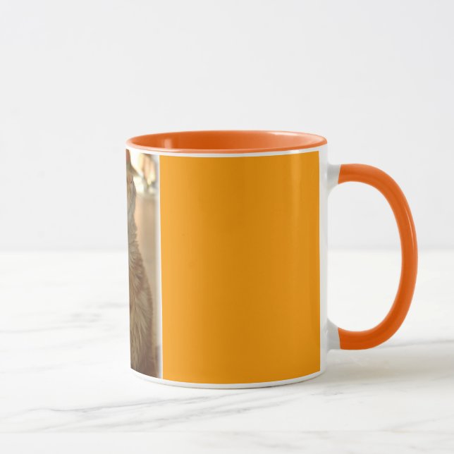 Orange Tabby Citten Tasse (Rechts)