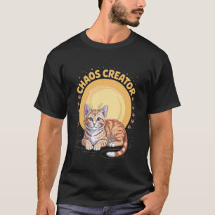 Orange Tabby Ginger Kitten Katzenliebhaber Mama Pa T-Shirt