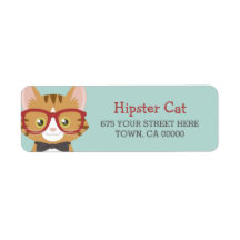 Orange Tabby Hipster Kids