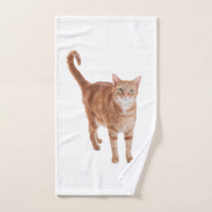Orange Tabby-Katze Handtuch