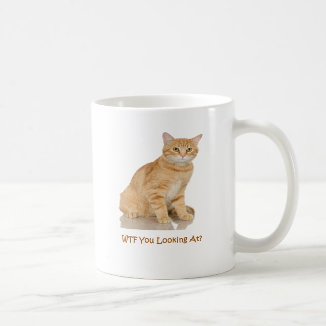 Orange Tabby-Katze Kaffeetasse (Rechts)