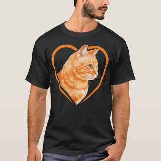 Orange Tabby Katze Orange T-Shirt