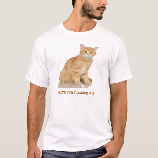 Orange Tabby-Katze T-Shirt (Vorderseite)
