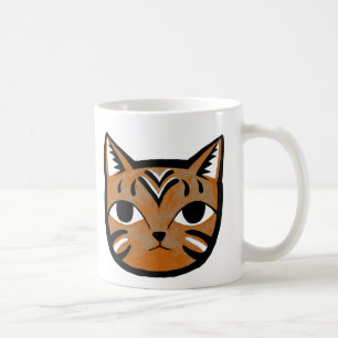 Orange Tabby-Katzen-Tassen-einzigartige Kaffeetasse