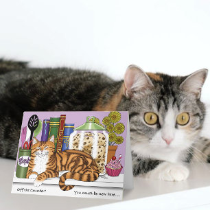 Orange Tabby Kitchen Counter Top Karte