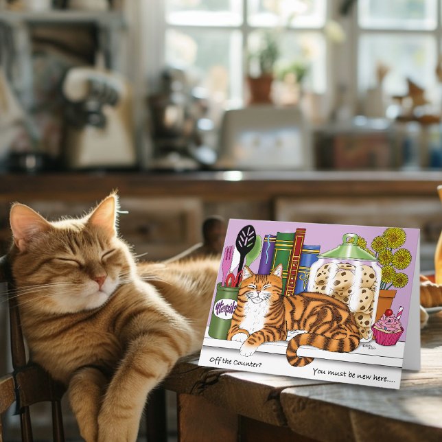 Orange Tabby Kitchen Counter Top Karte (Von Creator hochgeladen)
