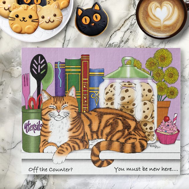 Orange Tabby Kitchen Counter Top Puzzle (Von Creator hochgeladen)