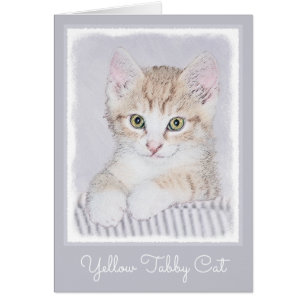 Orange Tabby Kitten Painting - Originelle Katze Ku