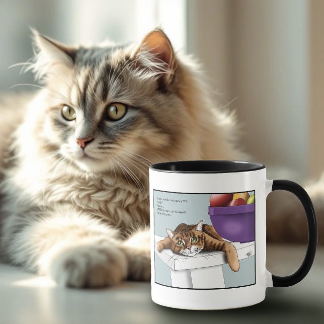 Orange Tabby Niedliche Leckereien Tasse (Von Creator hochgeladen)