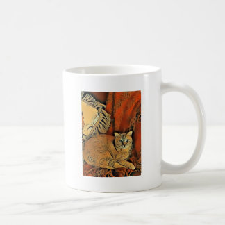 Orange Tabby Tasse