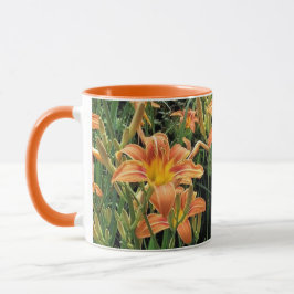 Orange Taglilie Blumengarten Blumengarten Tasse Ka