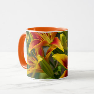 Orange Taglilie Kanadische Blumenfotografie Tasse