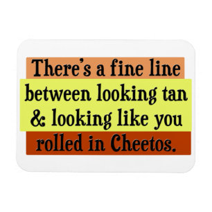 Orange TAN-Witz-Magnet Magnet