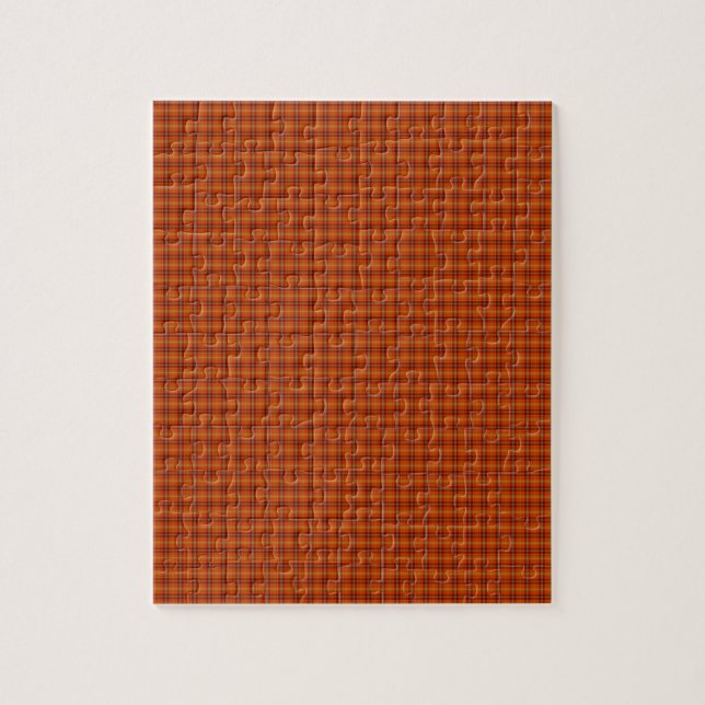 Orange Tartan Puzzle (Vertikal)