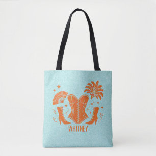 Orange + Teal Las Vegas Showgirl Bach