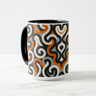 Orange Team (personalisieren) Tasse
