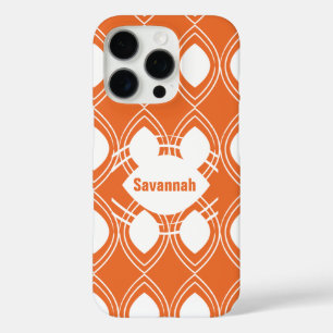 Orange Tear Drop beliebiges Personalisiertes iPhon iPhone 16 Pro Hülle