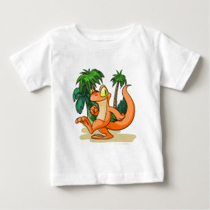 Orange Techo auf einer Geheimnis-Inselsuche Baby T-shirt