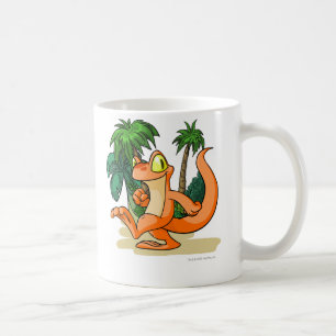 Orange Techo auf einer Geheimnis-Inselsuche Tasse