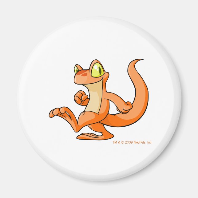 Orange Techo auf einer Quest Magnet (Vorne)