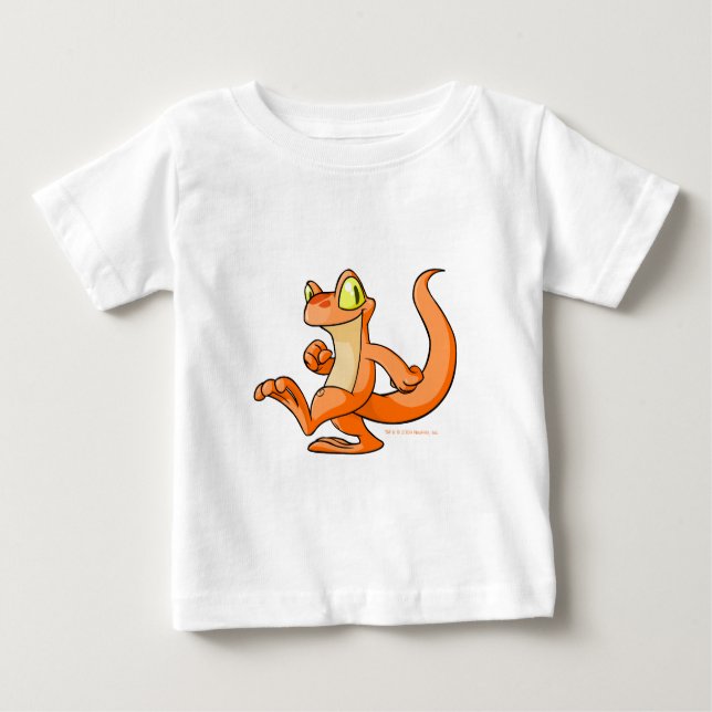 Orange Techo auf einer Suche Baby T-shirt (Vorderseite)