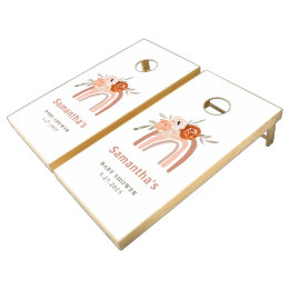 Orange Terracotta Boho | Rainbow Baby Dusche