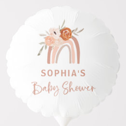 Orange Terracotta Boho | Rainbow Baby Shower Ballon