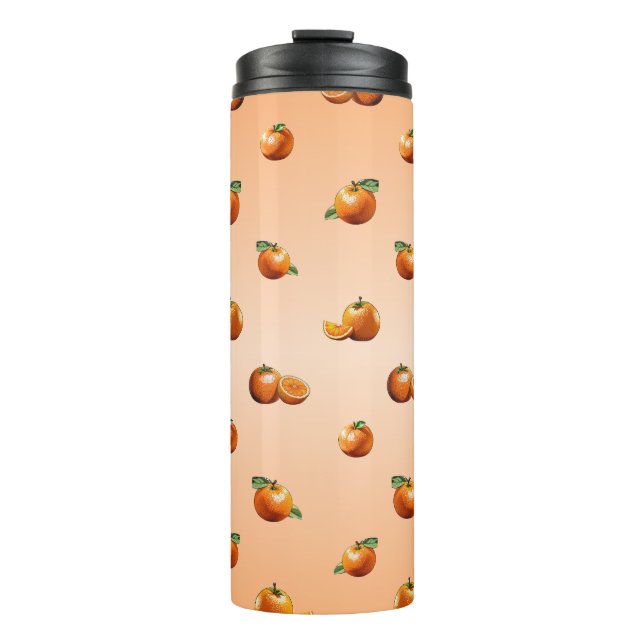 Orange Thermosbecher (Vorderseite)