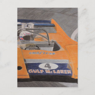 Orange Thunder Postkarte