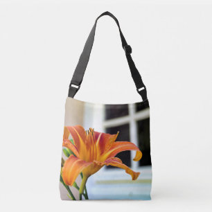 Orange Tiger Lilie über die gesamte Tasche
