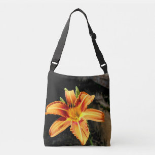 Orange Tiger Lilie über die gesamte Tasche