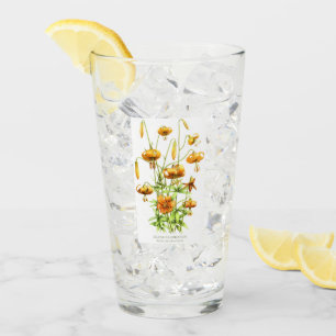 Orange Tiger-Lilien Glas