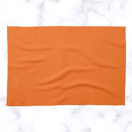 Orange Tiger Solid Color Geschirrtuch