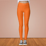 Orange Tiger Solid Color Leggings<br><div class="desc">Orange Tiger Solid Color. Diese kühn und energisch gestaltete Farbe spiegelt den Geist der Lebhaftigkeit und der Aufregung wider. Es ist eine intensive, fast elektrische Orange mit genau der richtigen Menge an Wärme und Helligkeit. Seine Kühnheit macht es zu einer auffälligen Farbe, die mit Sicherheit Aufmerksamkeit erregt. Diese dynamische Farbe...</div>