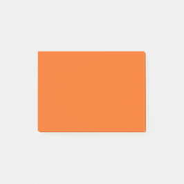 Orange Tiger Solid Color Post-it Klebezettel