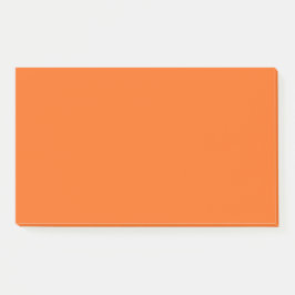 Orange Tiger Solid Color Post-it Klebezettel