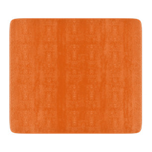 Orange Tiger Solid Color Schneidebrett
