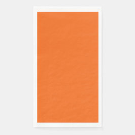 Orange Tiger Solid Color Serviette