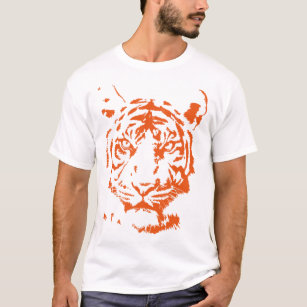 Orange Tigerkopf - Lion Bengalisch tiger tiger Tig T-Shirt